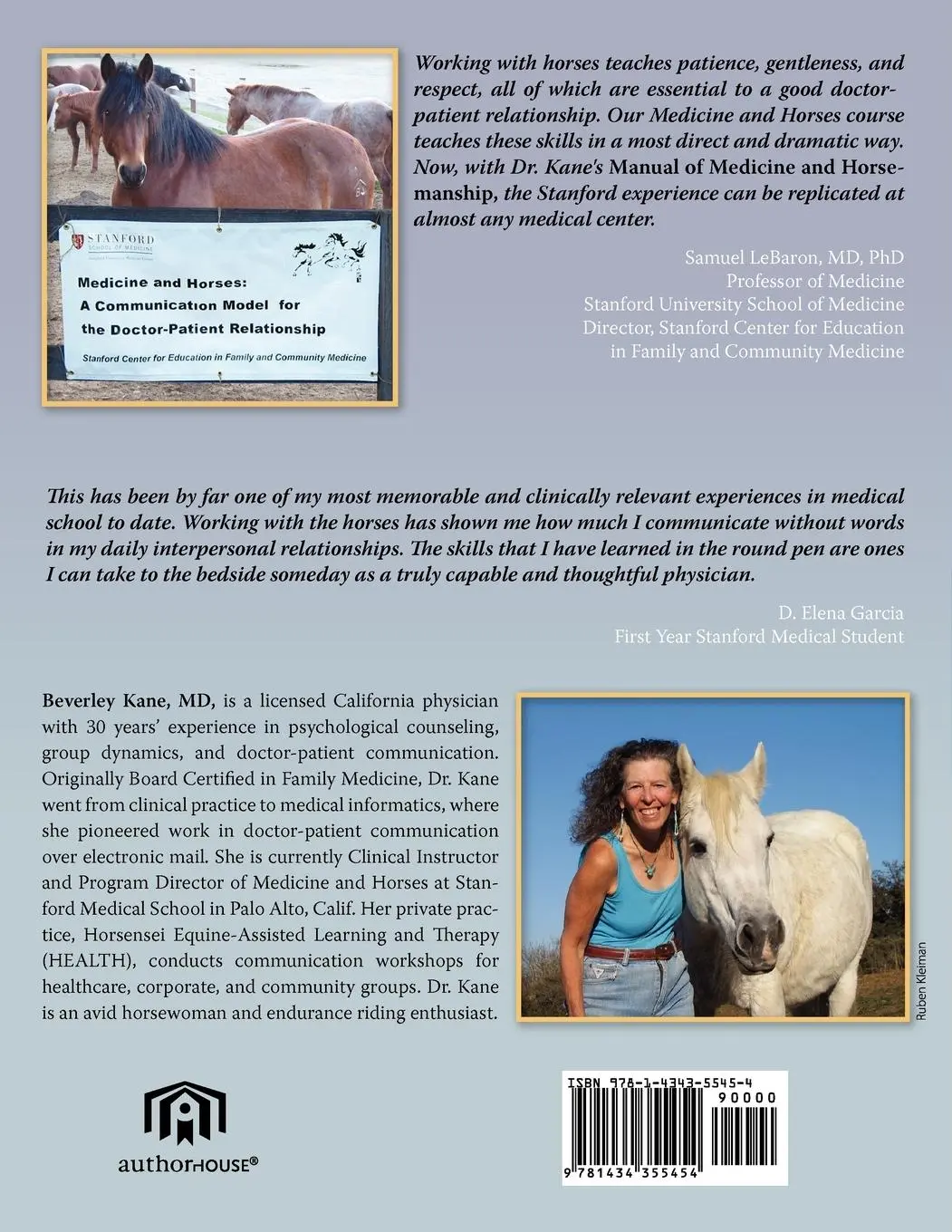 Rückseite: 9781434355454 | The Manual of Medicine and Horsemanship | Beverley Kane MD | Buch