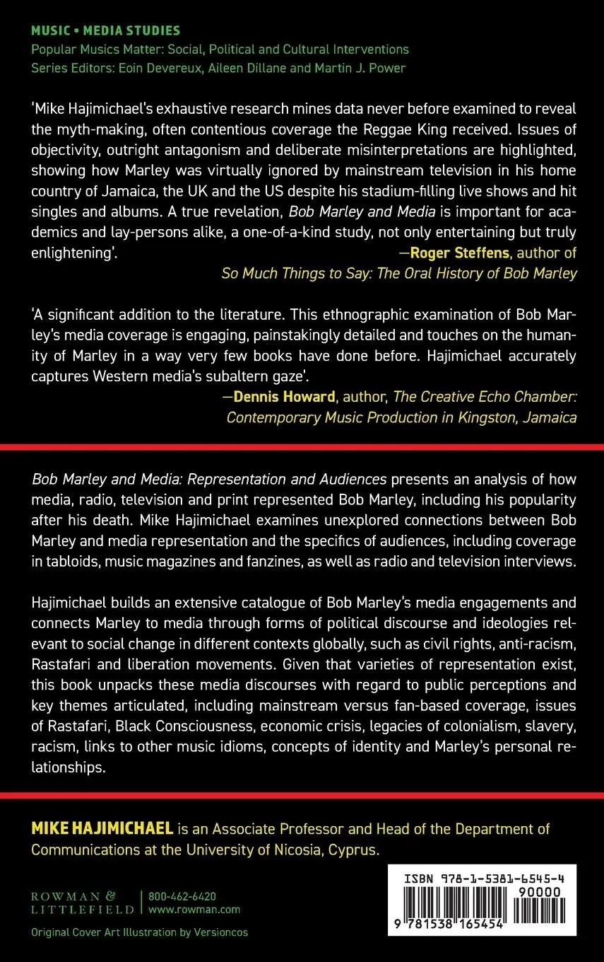 Rückseite: 9781538165454 | Bob Marley and Media | Representation and Audiences | Mike Hajimichael