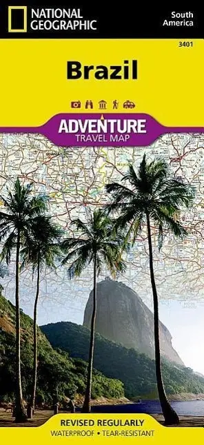 Cover: 9781566955454 | Brazil Map | National Geographic Maps - Adventure | (Land-)Karte