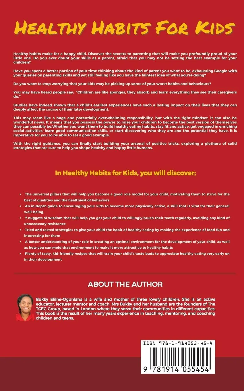 Rückseite: 9781914055454 | Healthy Habits for Kids | Bukky Ekine-Ogunlana | Taschenbuch | 2020