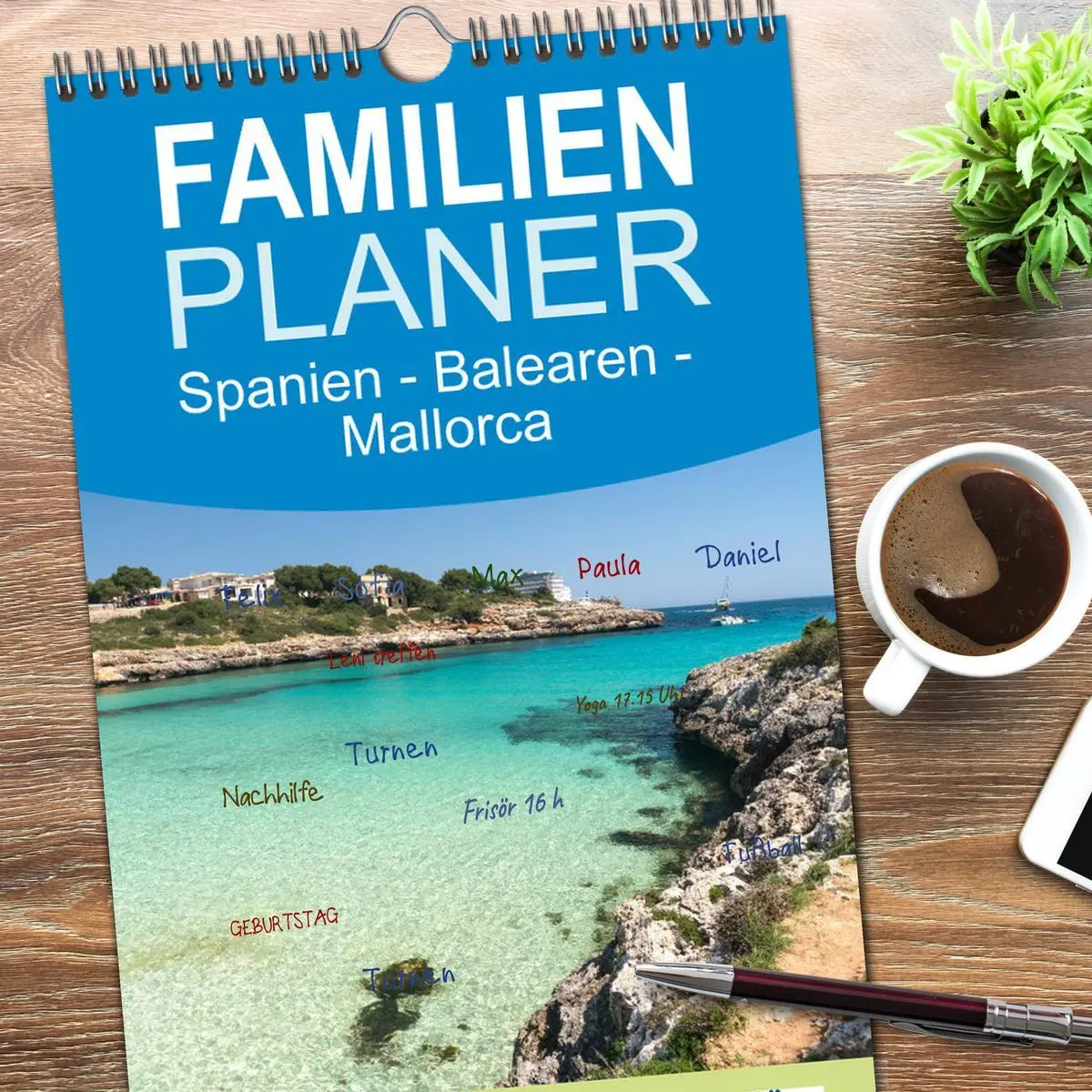 Bild: 9783516495454 | Familienplaner 2026 - Spanien - Balearen - Mallorca mit 5 Spalten...