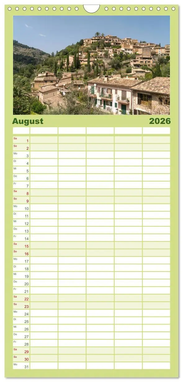 Bild: 9783516495454 | Familienplaner 2026 - Spanien - Balearen - Mallorca mit 5 Spalten...
