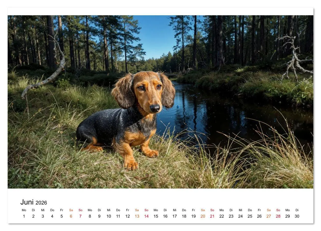 Bild: 9783516635454 | Dackel - ein Blick genügt (hochwertiger Premium Wandkalender 2026...