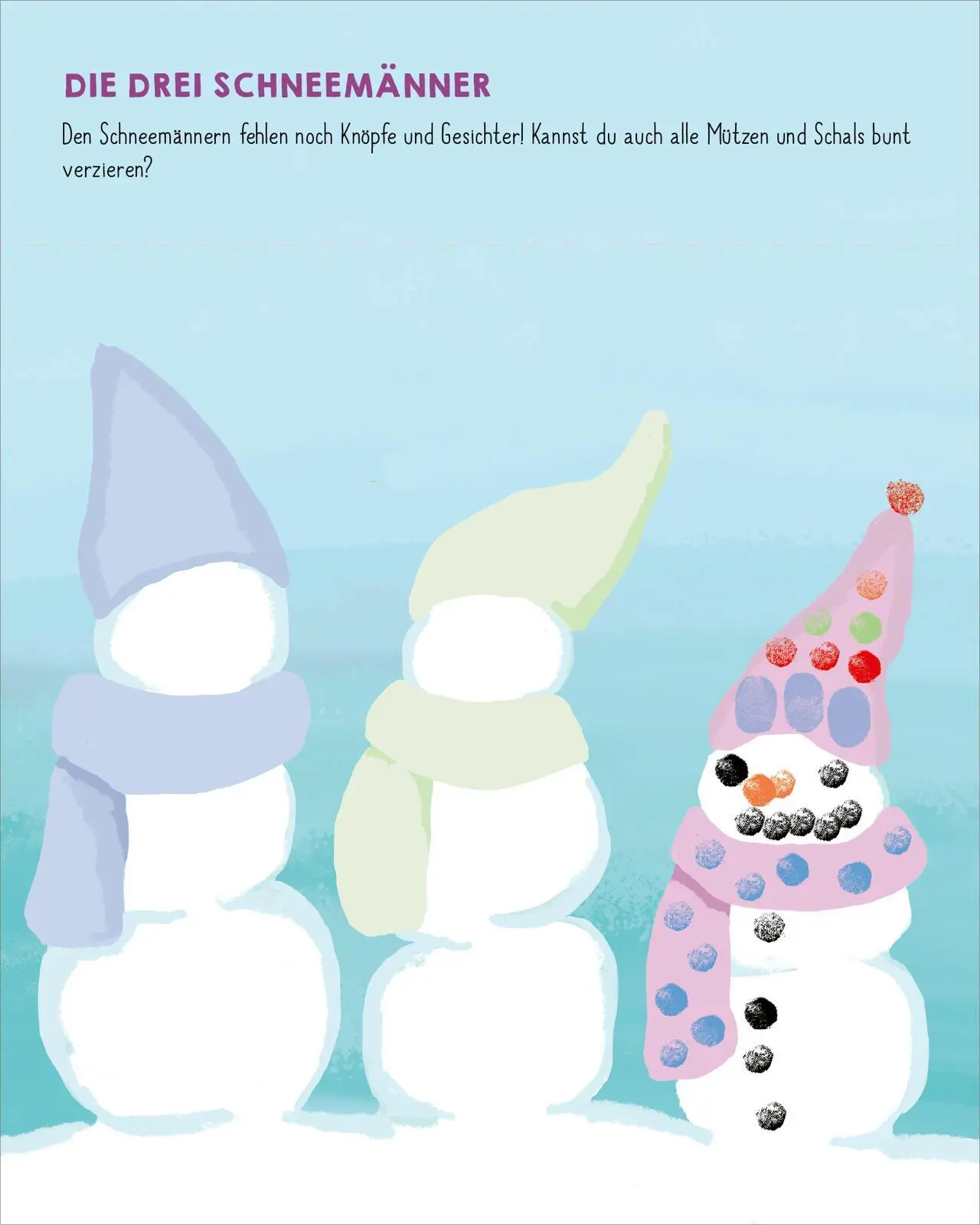 Bild: 9783845865454 | Meine allerersten Fingerstempel Winterwelt | Katja Mensing | Buch