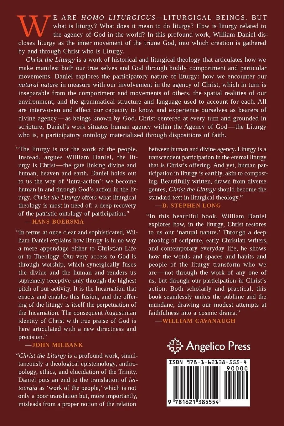 Rückseite: 9781621385554 | Christ the Liturgy | William Daniel | Taschenbuch | Englisch | 2020
