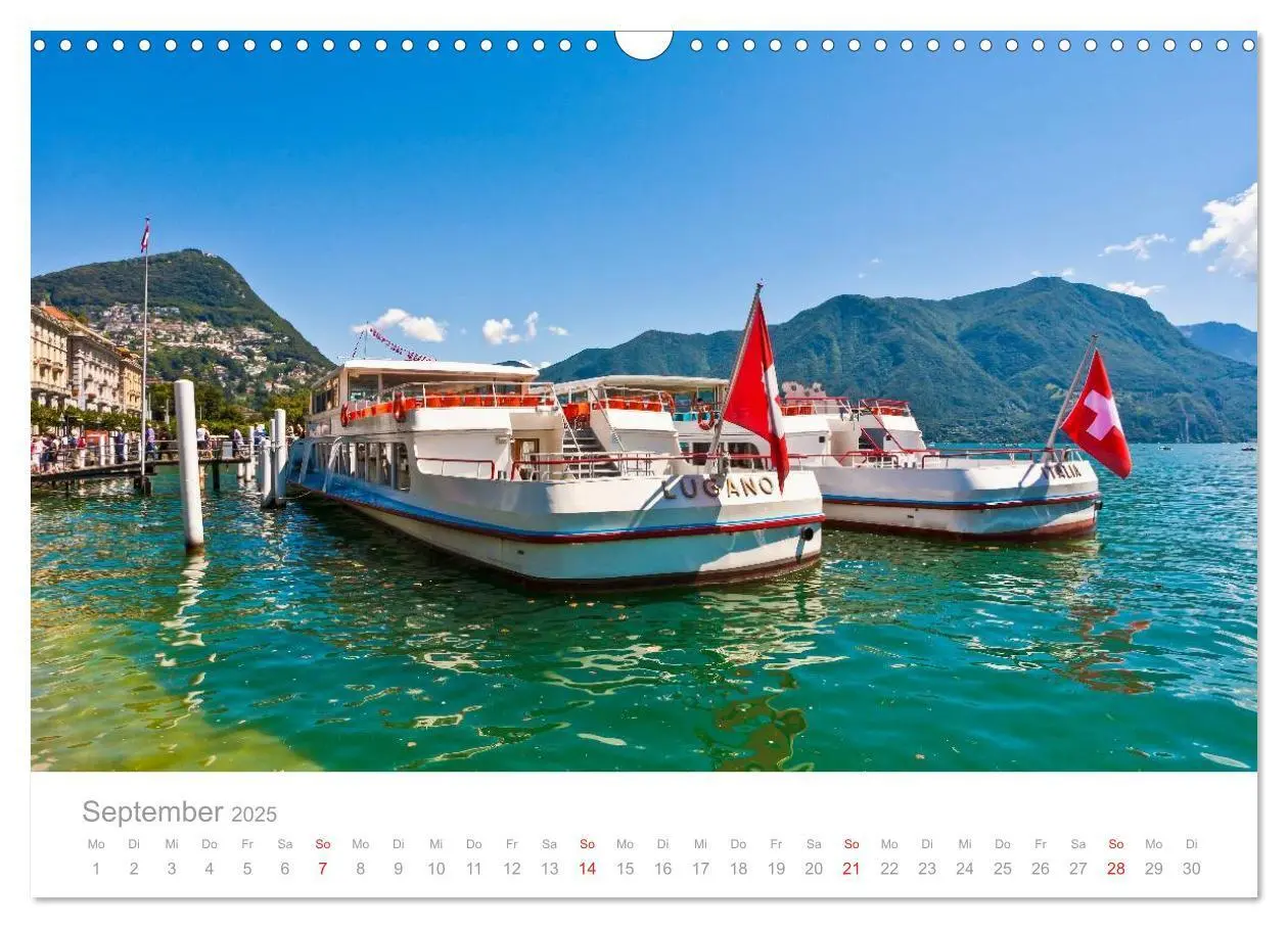 Bild: 9783435685554 | TESSIN Werner Dieterich (Wandkalender 2025 DIN A3 quer), CALVENDO...