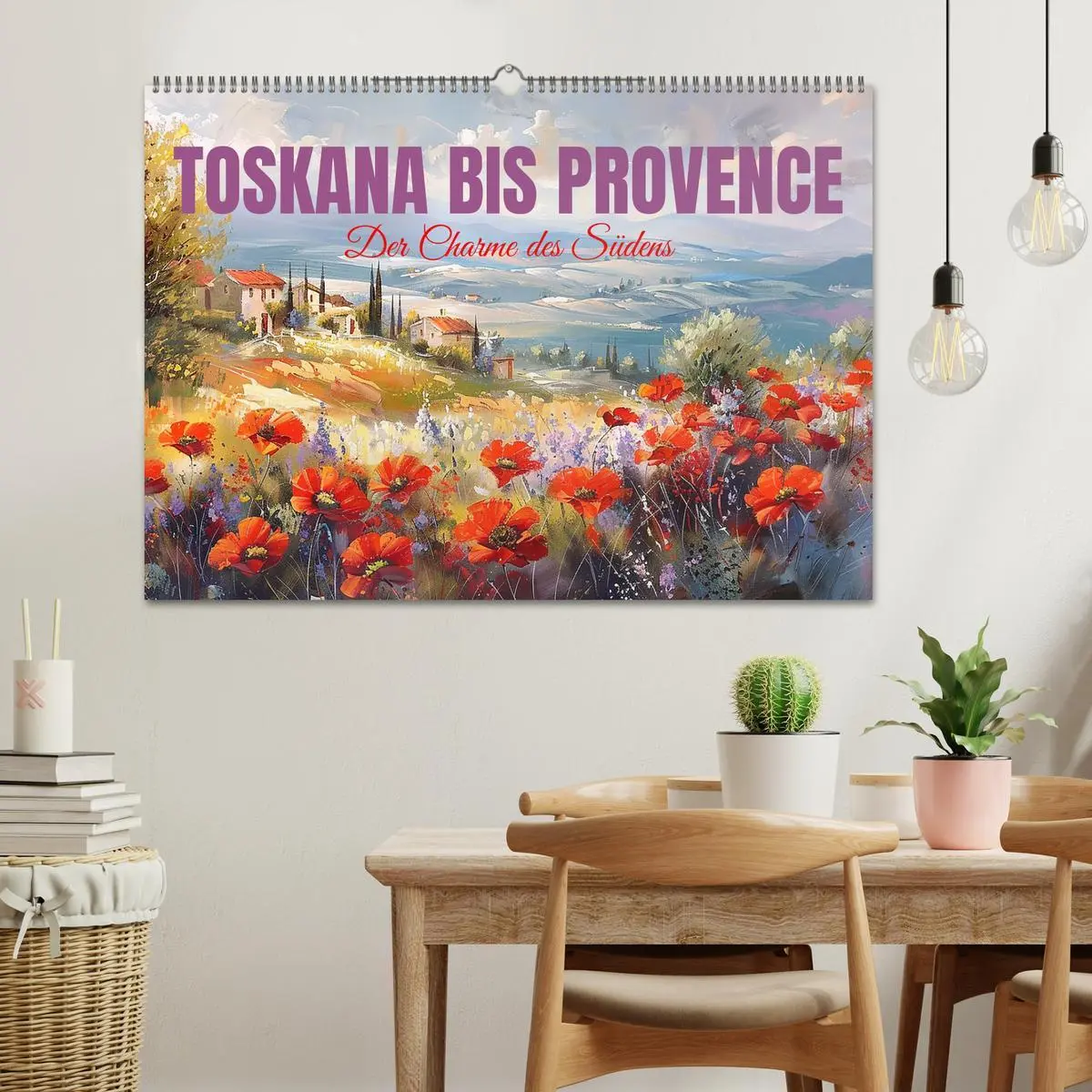 Bild: 9783457395554 | Toskana bis Provence (Wandkalender 2026 DIN A2 quer), CALVENDO...