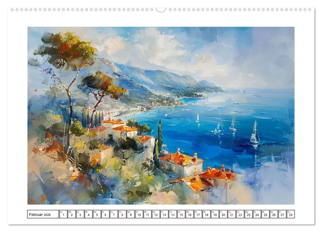Bild: 9783457395554 | Toskana bis Provence (Wandkalender 2026 DIN A2 quer), CALVENDO...
