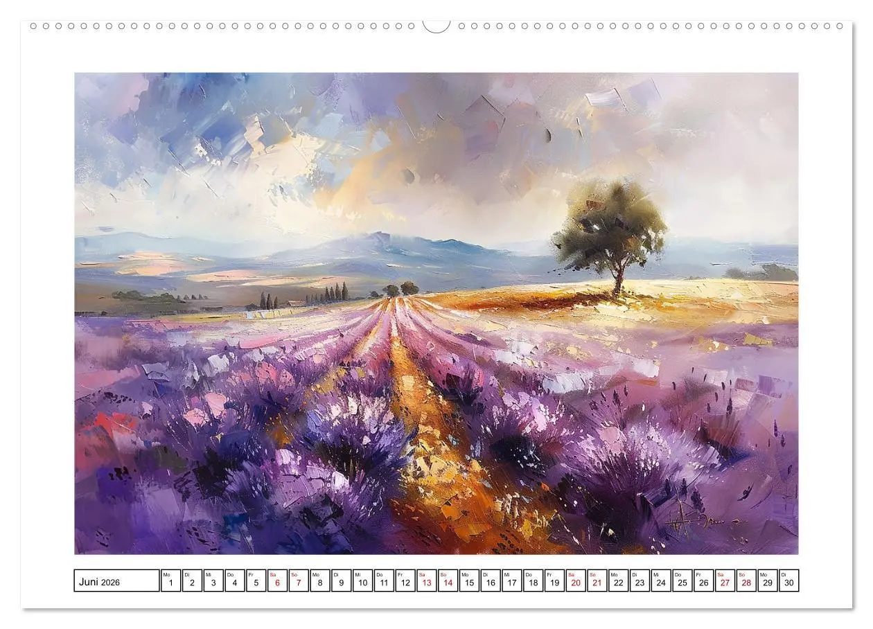Bild: 9783457395554 | Toskana bis Provence (Wandkalender 2026 DIN A2 quer), CALVENDO...