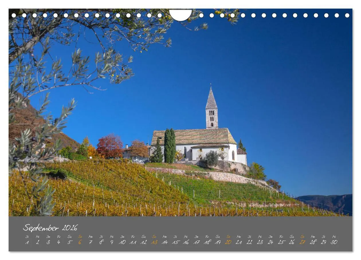 Bild: 9783457775554 | Romantisches Südtirol (Wandkalender 2026 DIN A4 quer), CALVENDO...