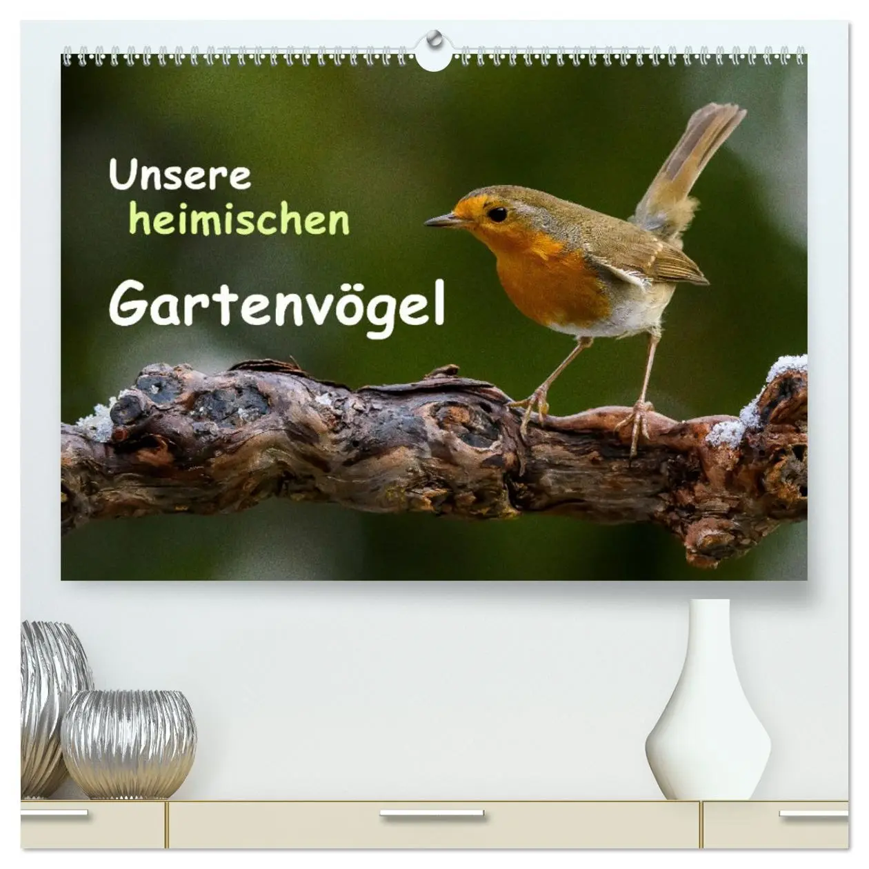 Cover: 9783516005554 | Unsere heimischen Gartenvögel (hochwertiger Premium Wandkalender...