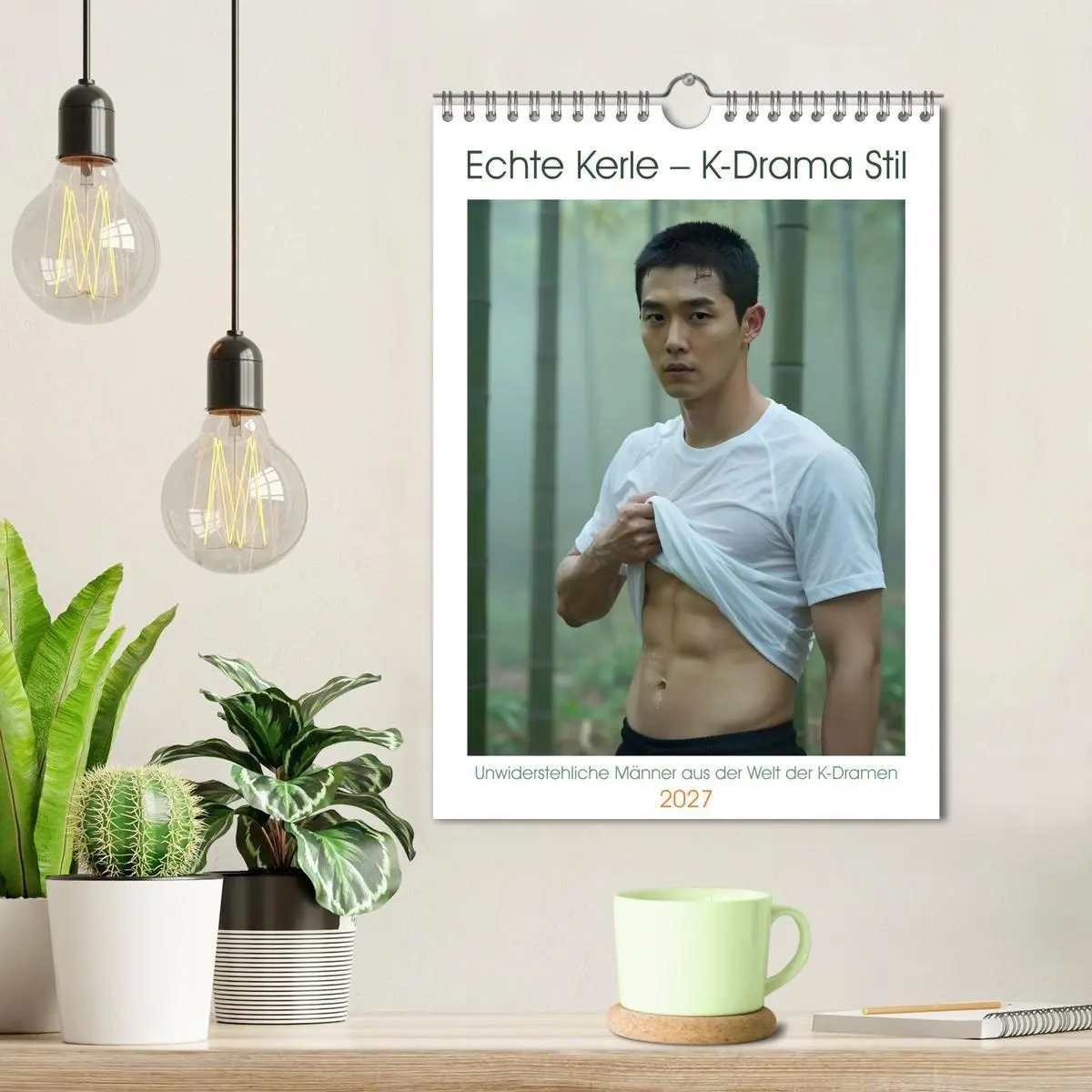 Bild: 9783516795554 | Echte Kerle - K-Drama Stil (Wandkalender 2027 DIN A4 hoch),...