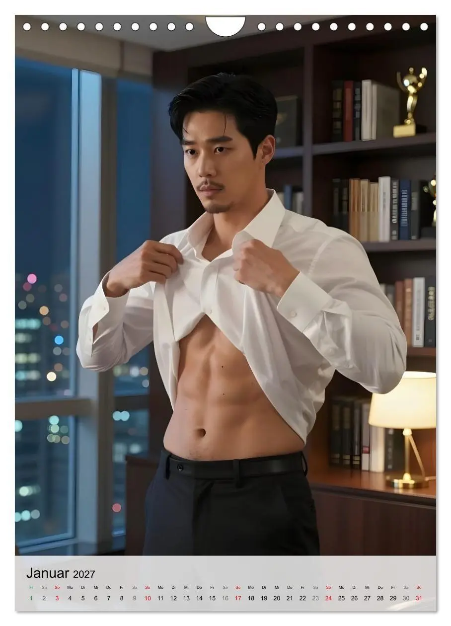 Bild: 9783516795554 | Echte Kerle - K-Drama Stil (Wandkalender 2027 DIN A4 hoch),...