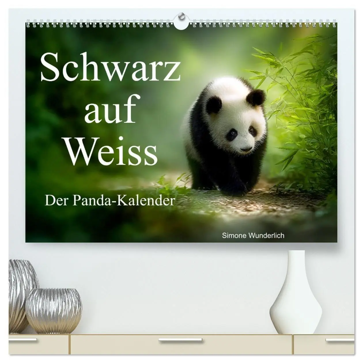 Cover: 9783516935554 | Schwarz auf Weiß - Der Panda-Kalender (hochwertiger Premium...