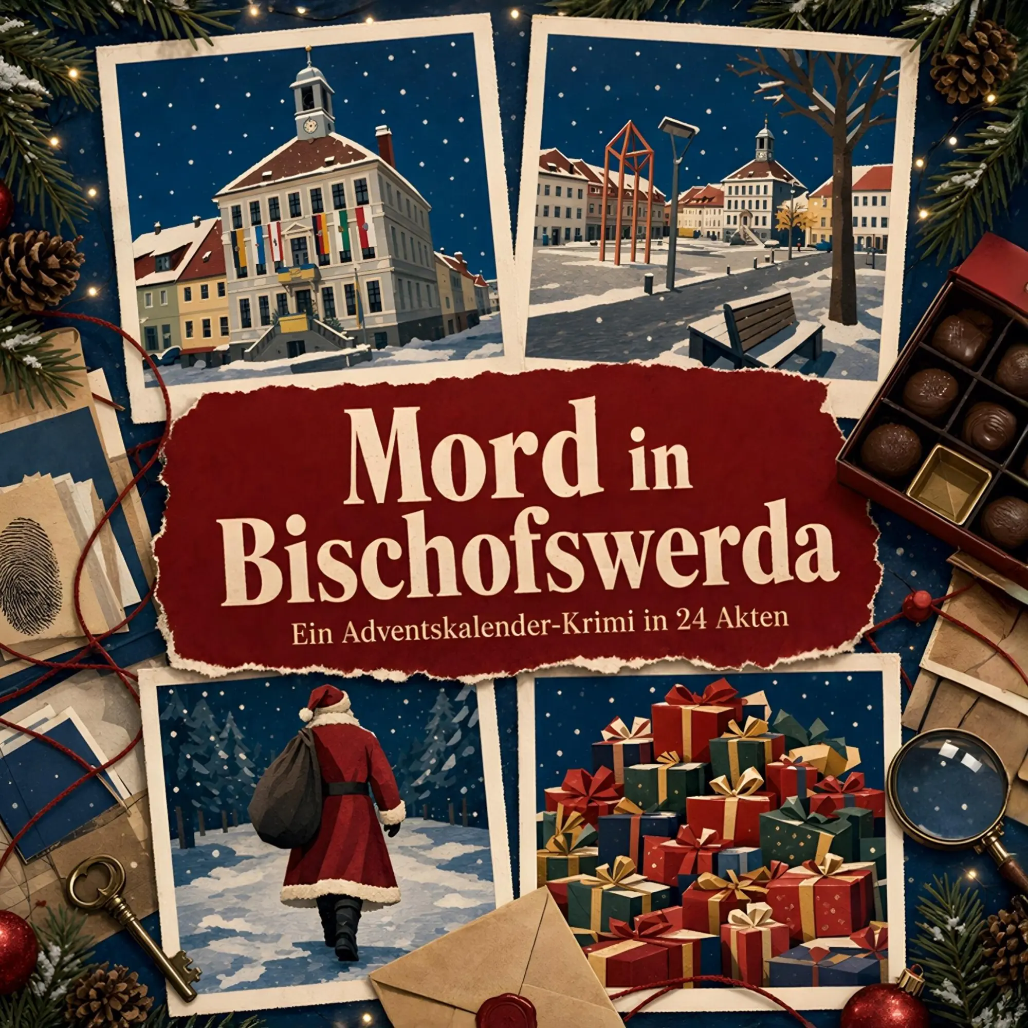 Cover: 9783696125554 | Mord in Bischofswerda | Ein Adventskalender-Krimi in 24 Akten | Lange