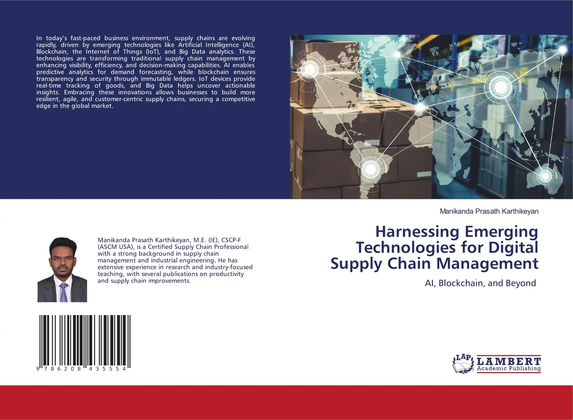 Cover: 9786208435554 | Harnessing Emerging Technologies for Digital Supply Chain Management