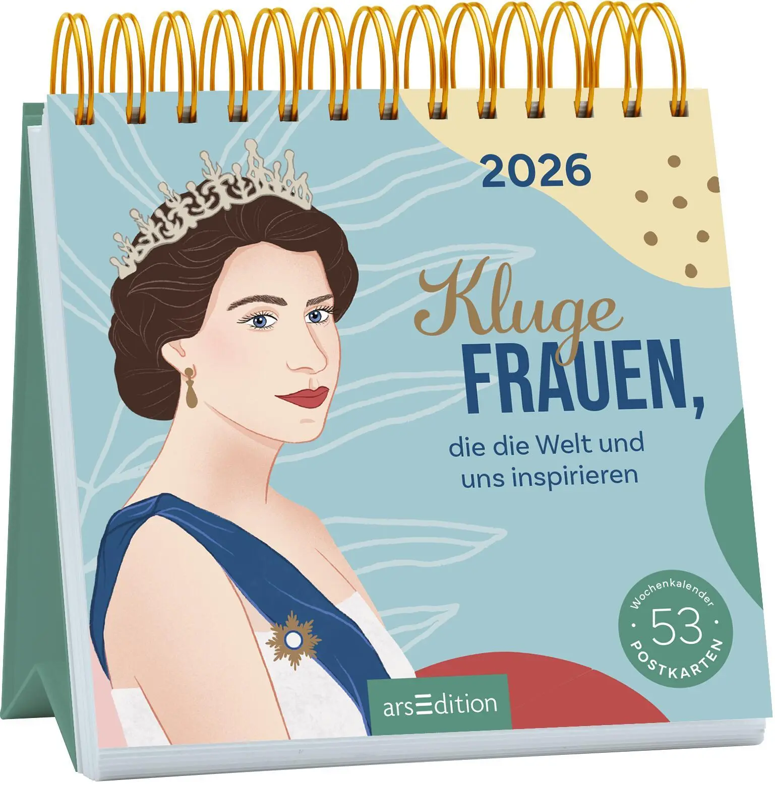 Cover: 4014489135654 | Postkartenkalender Kluge Frauen, die die Welt und uns inspirieren 2026