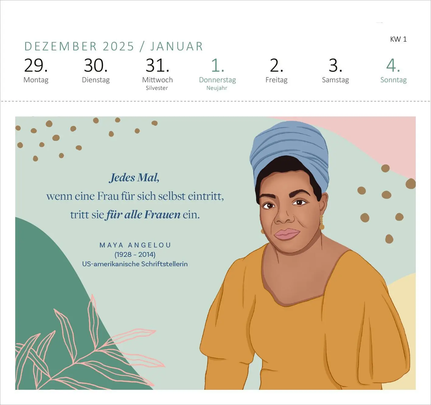 Bild: 4014489135654 | Postkartenkalender Kluge Frauen, die die Welt und uns inspirieren 2026