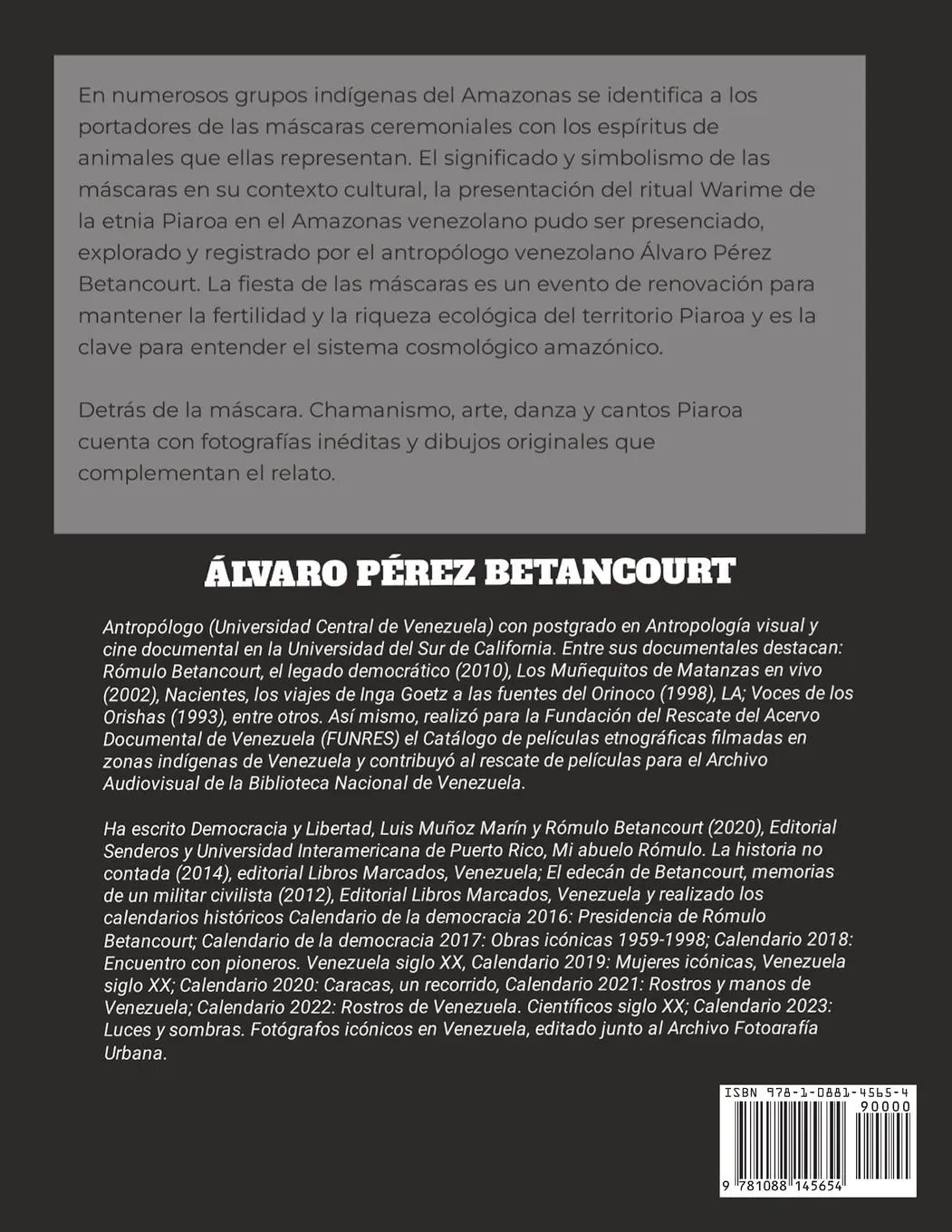 Rückseite: 9781088145654 | Detrás de la Máscara | Alvaro Pérez Betancourt | Taschenbuch | 2023