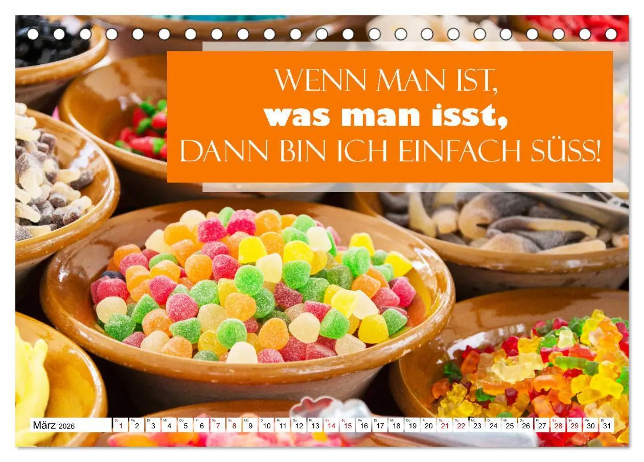 Bild: 9783457695654 | Liebe aus Zucker (Tischkalender 2026 DIN A5 quer), CALVENDO...