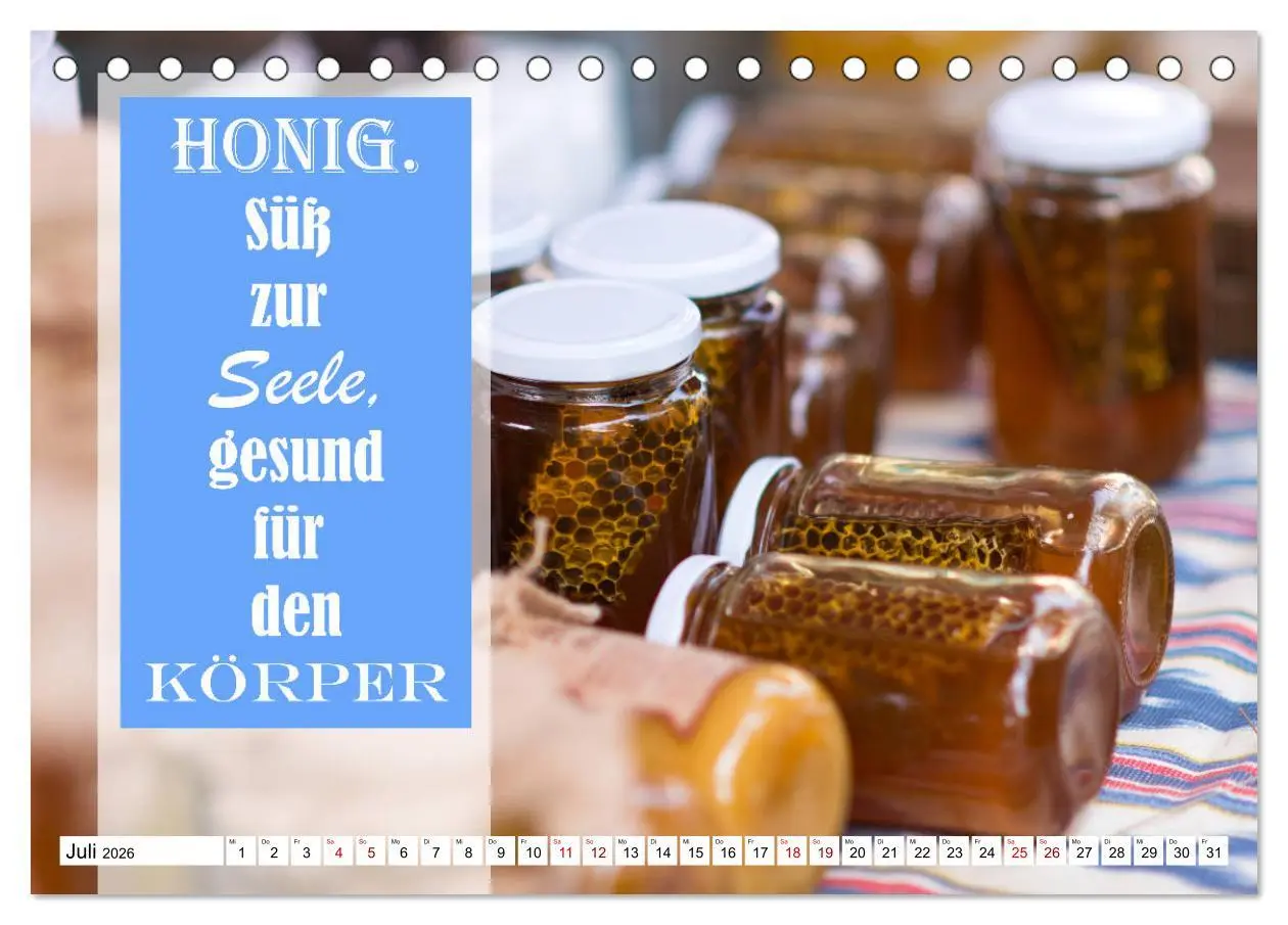 Bild: 9783457695654 | Liebe aus Zucker (Tischkalender 2026 DIN A5 quer), CALVENDO...