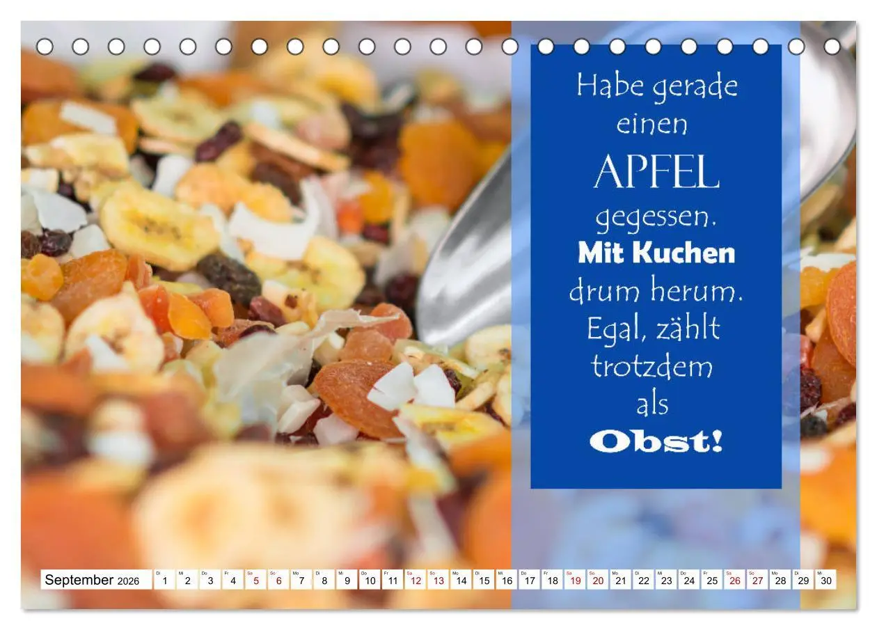 Bild: 9783457695654 | Liebe aus Zucker (Tischkalender 2026 DIN A5 quer), CALVENDO...