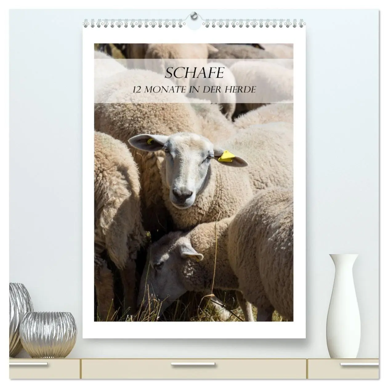 Cover: 9783569705654 | Schafe - 12 Monate in der Herde (hochwertiger Premium Wandkalender...
