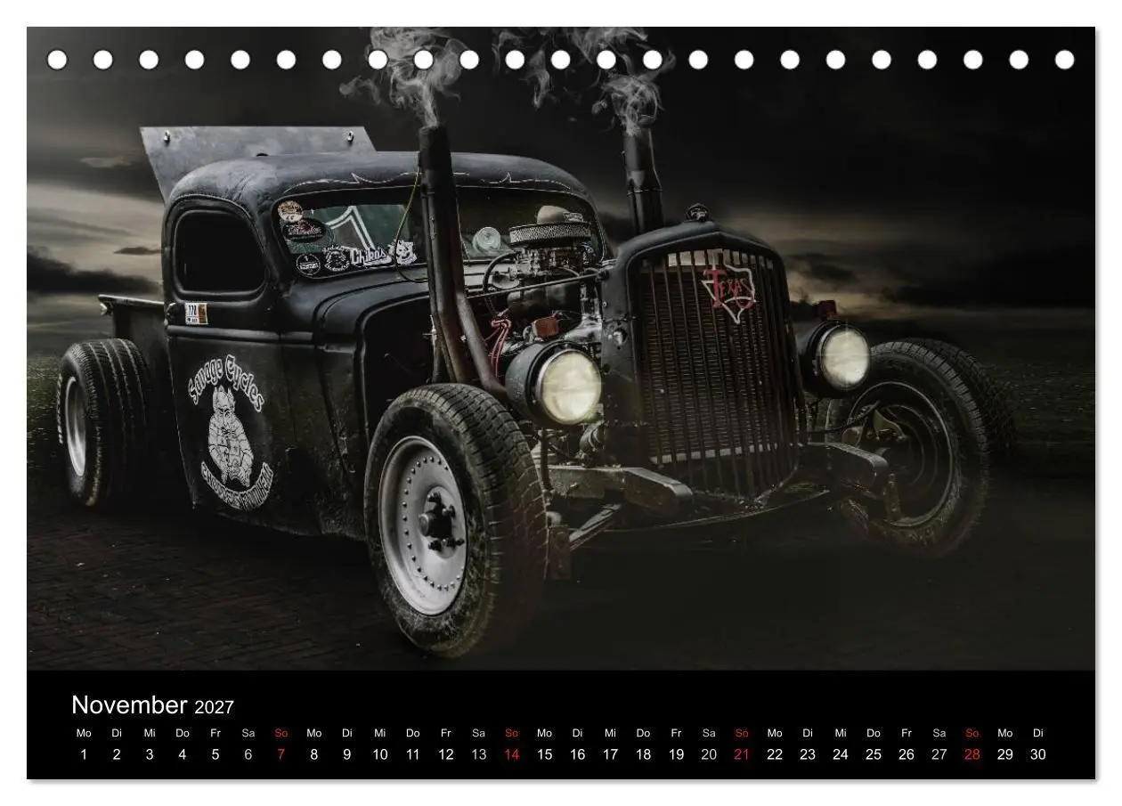 Bild: 9783594075654 | Außergewöhnliche Autos - Hot Rods (Tischkalender 2027 DIN A5 quer),...