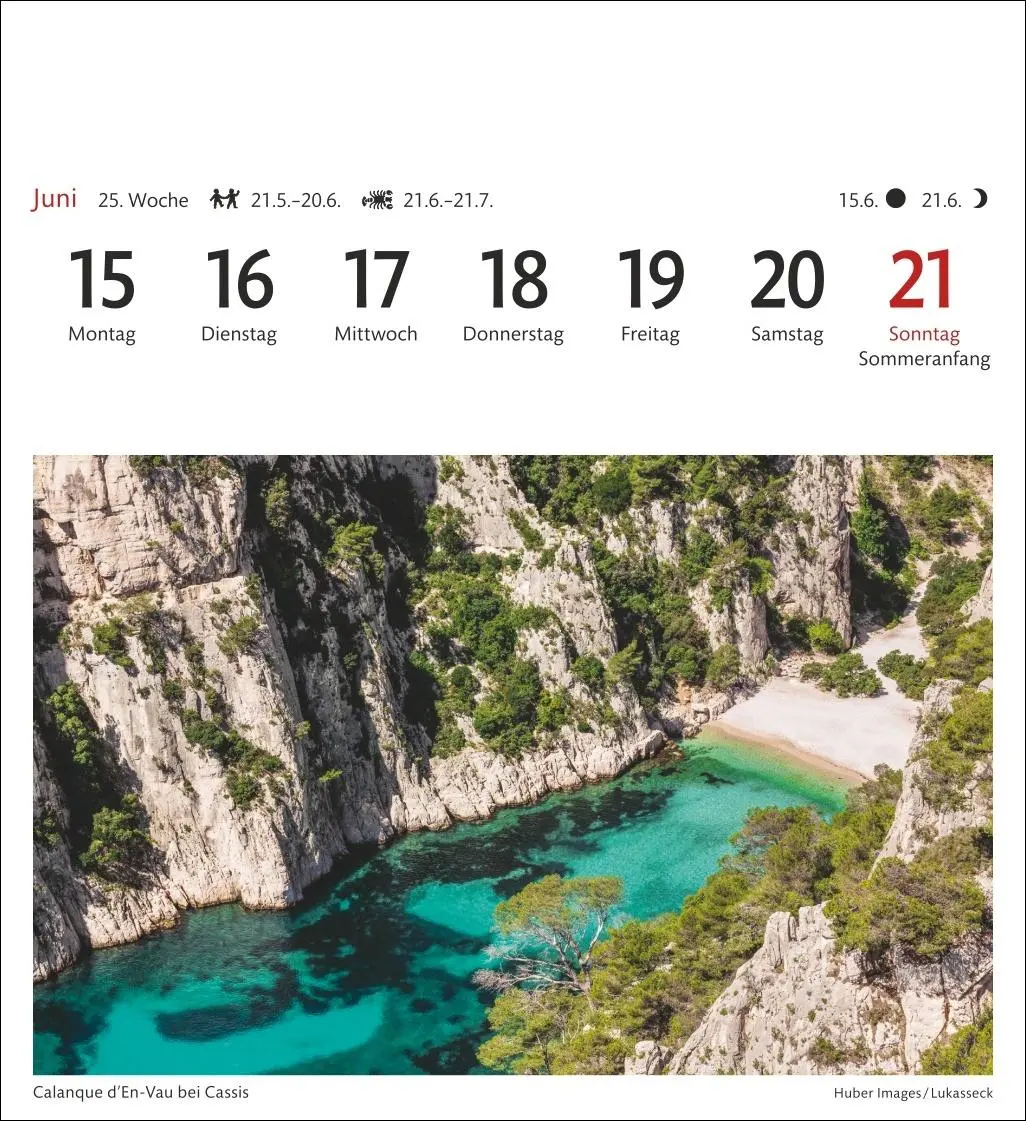 Bild: 9783840035654 | Provence Sehnsuchtskalender 2026 - Wochenkalender mit 53 Postkarten