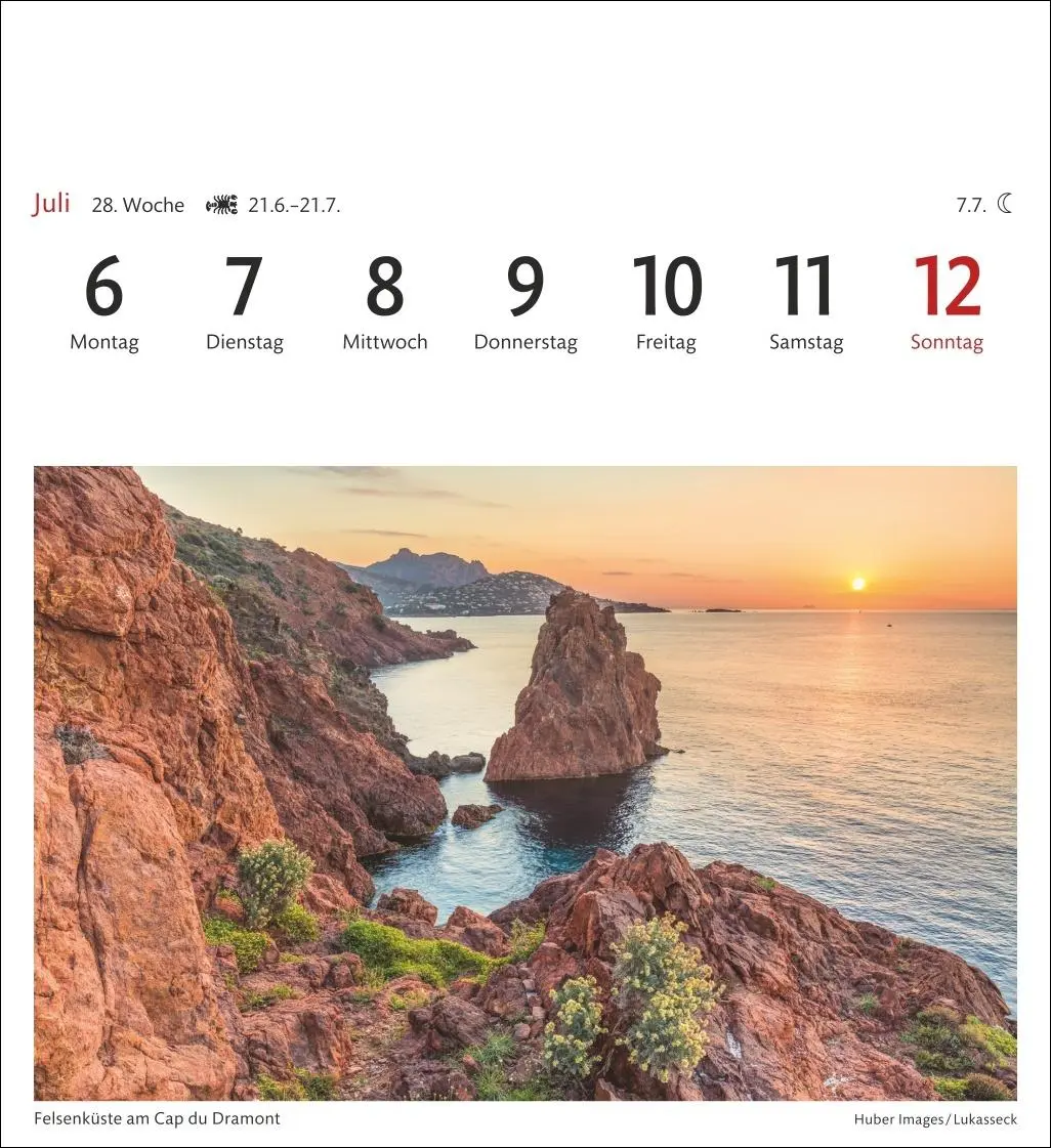Bild: 9783840035654 | Provence Sehnsuchtskalender 2026 - Wochenkalender mit 53 Postkarten