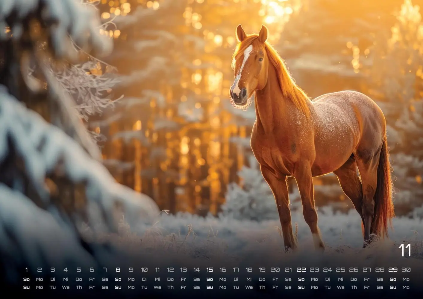 Bild: 9783986735654 | Pferdegeflüster - Der Pferdekalender - 2026 - Kalender DIN A3 | 15 S.