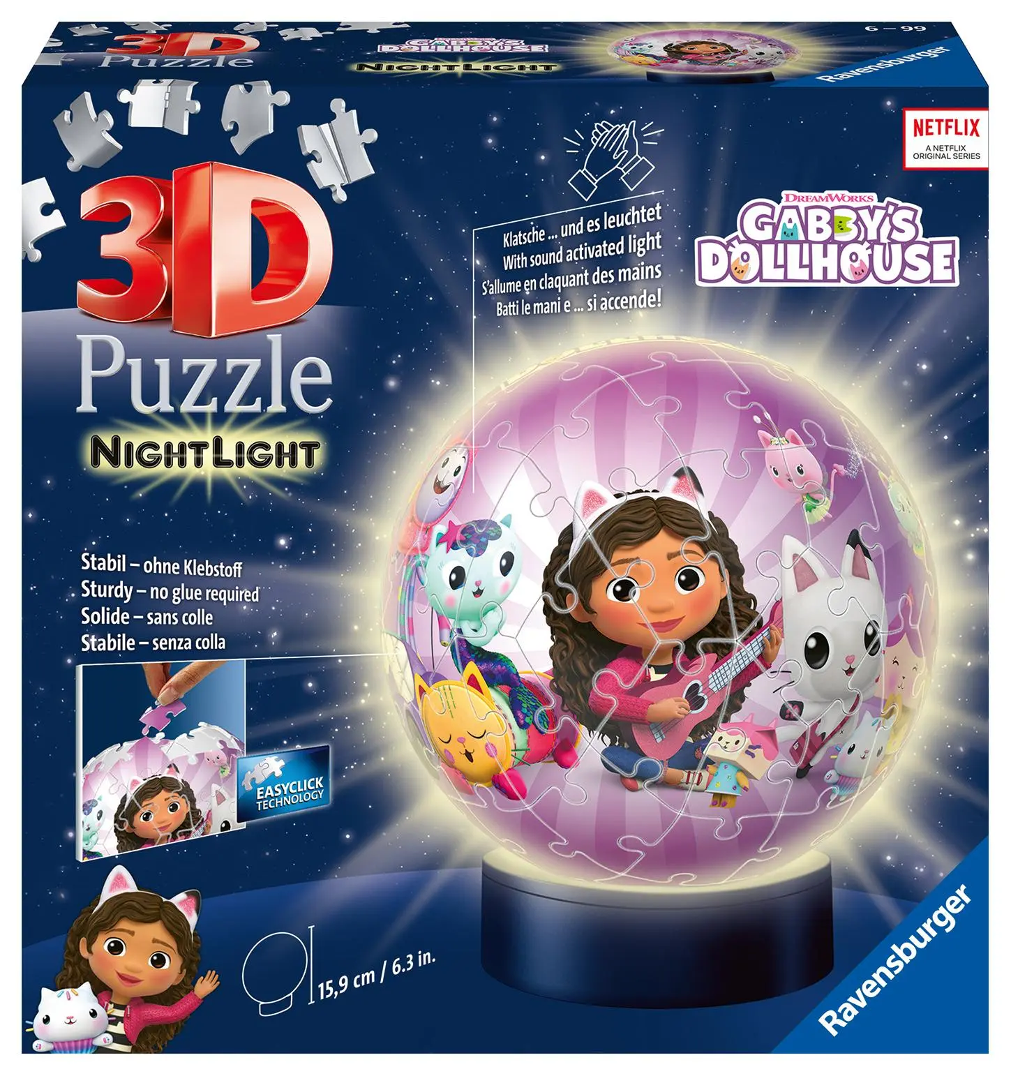 Cover: 4005556115754 | 3D Puzzle Nachtlicht Gabby's Dollhouse | Spiel | 3D Puzzles | 11575