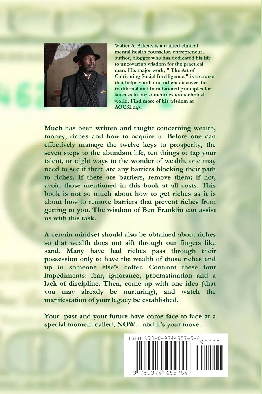 Rückseite: 9780974455754 | Why Are You Not Rich? The Question That Silenced The Room | Aikens