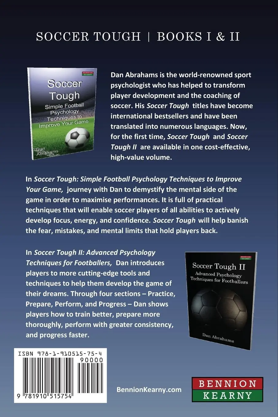 Rückseite: 9781910515754 | Soccer Tough | Books I &amp; II | Dan Abrahams | Taschenbuch | Englisch