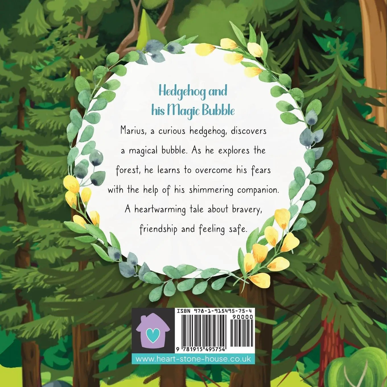 Rückseite: 9781915495754 | Hedgehog and his Magic Bubble | Miriam Stichel | Taschenbuch | 2025
