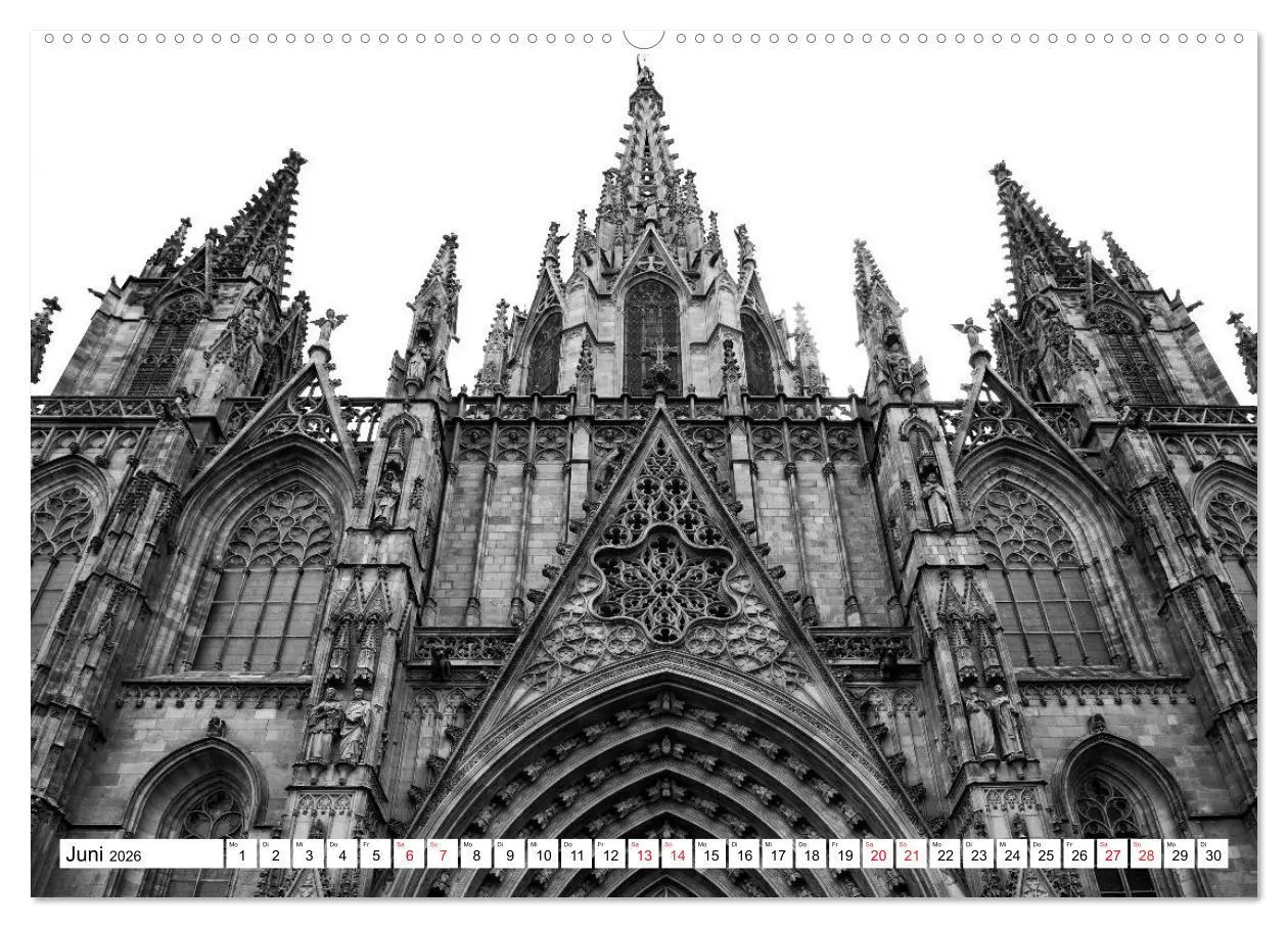 Bild: 9783516085754 | Barcelona Schwarz / Weiß Impressionen (hochwertiger Premium...
