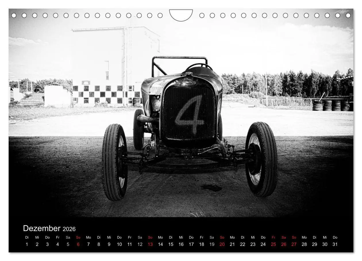Bild: 9783516155754 | Hot Rods (Wandkalender 2026 DIN A4 quer), CALVENDO Monatskalender
