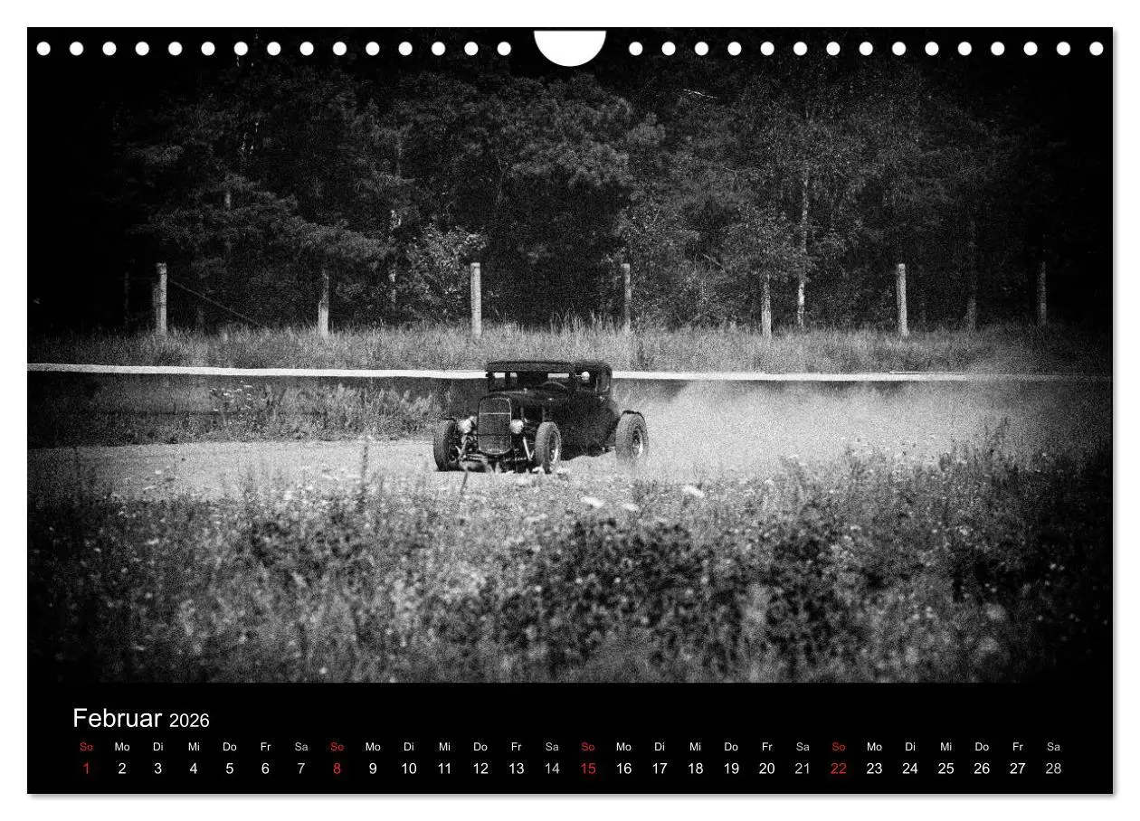 Bild: 9783516155754 | Hot Rods (Wandkalender 2026 DIN A4 quer), CALVENDO Monatskalender