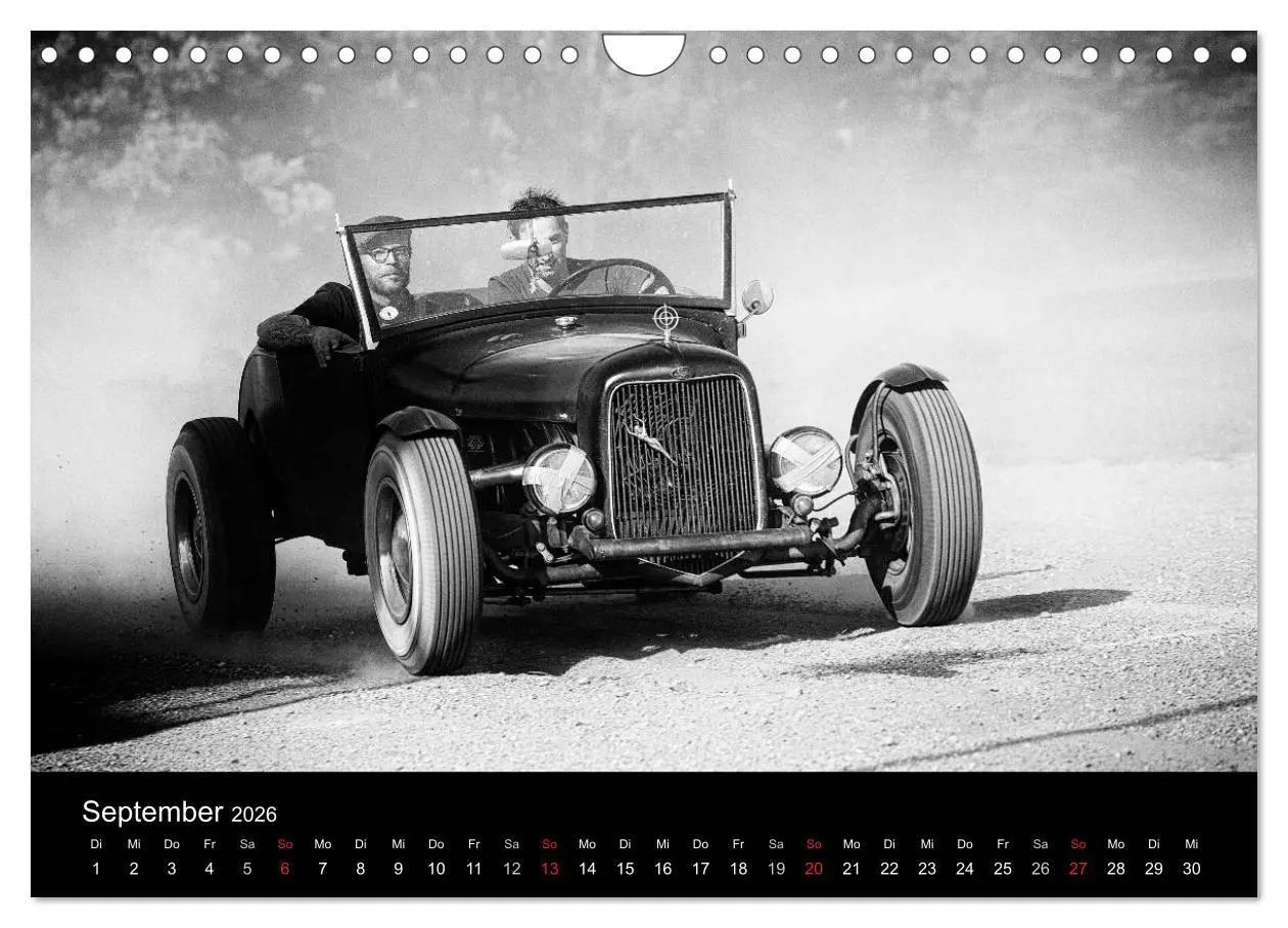 Bild: 9783516155754 | Hot Rods (Wandkalender 2026 DIN A4 quer), CALVENDO Monatskalender