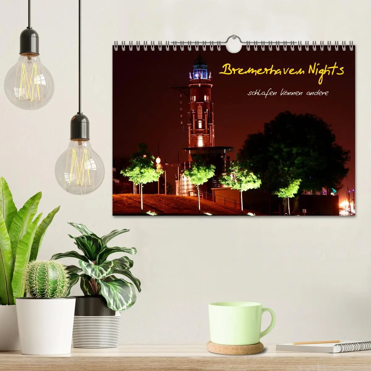 Bild: 9783516225754 | Bremerhaven Nights (Wandkalender 2026 DIN A4 quer), CALVENDO...