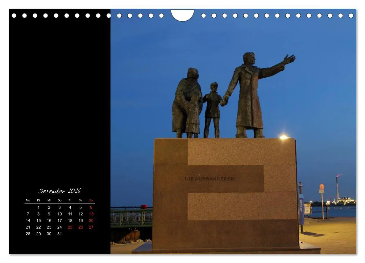 Bild: 9783516225754 | Bremerhaven Nights (Wandkalender 2026 DIN A4 quer), CALVENDO...