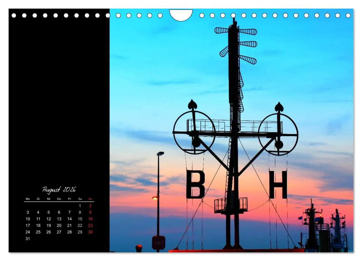 Bild: 9783516225754 | Bremerhaven Nights (Wandkalender 2026 DIN A4 quer), CALVENDO...
