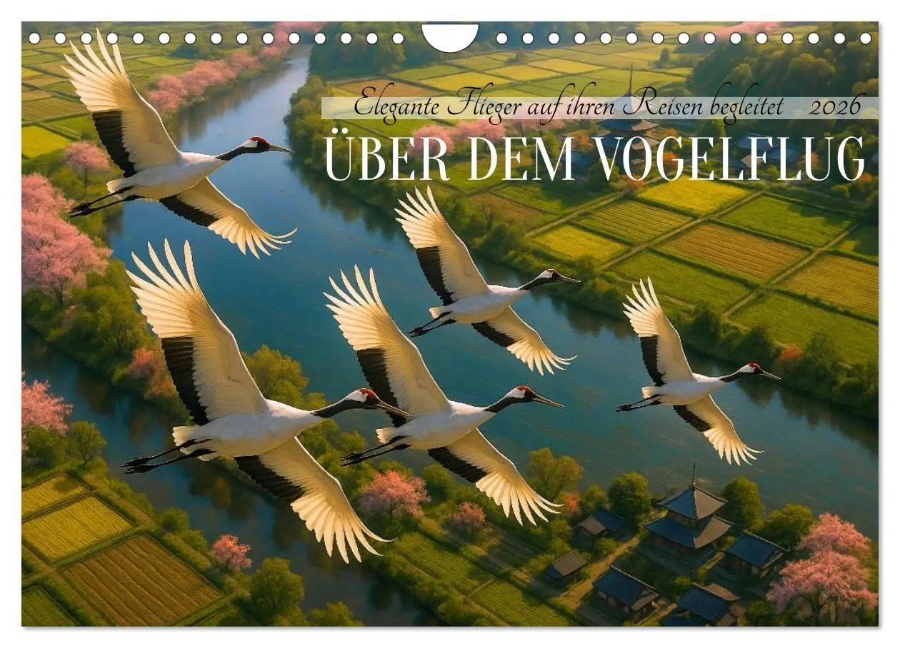 Cover: 9783516605754 | Über dem Vogelflug (Wandkalender 2026 DIN A4 quer), CALVENDO...