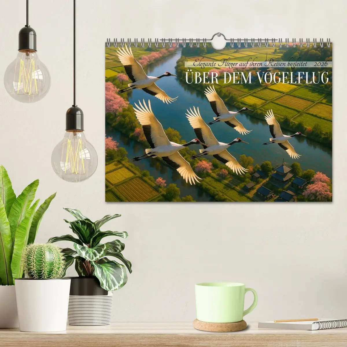 Bild: 9783516605754 | Über dem Vogelflug (Wandkalender 2026 DIN A4 quer), CALVENDO...
