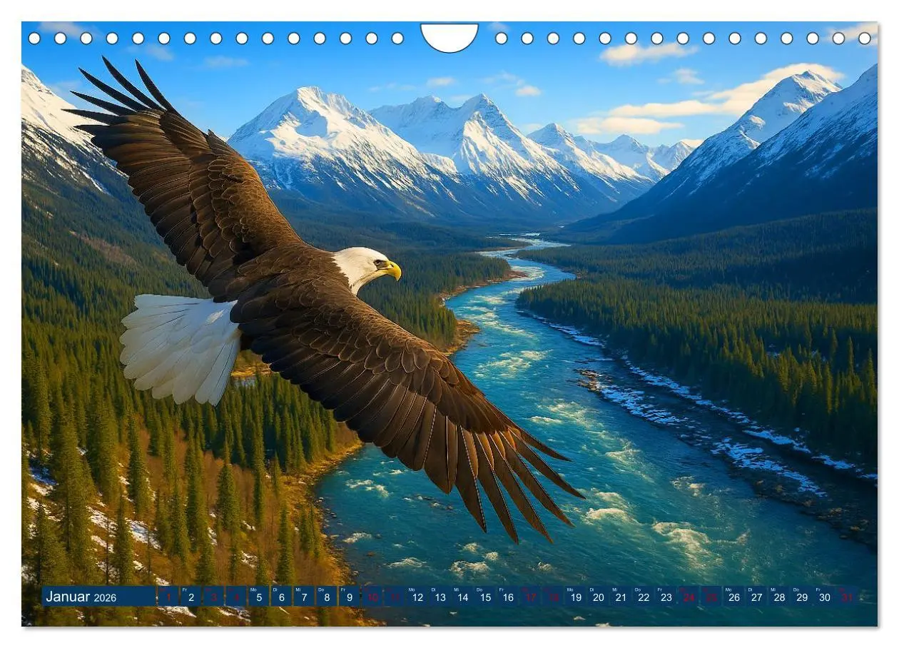 Bild: 9783516605754 | Über dem Vogelflug (Wandkalender 2026 DIN A4 quer), CALVENDO...