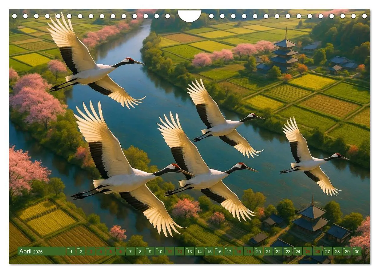 Bild: 9783516605754 | Über dem Vogelflug (Wandkalender 2026 DIN A4 quer), CALVENDO...
