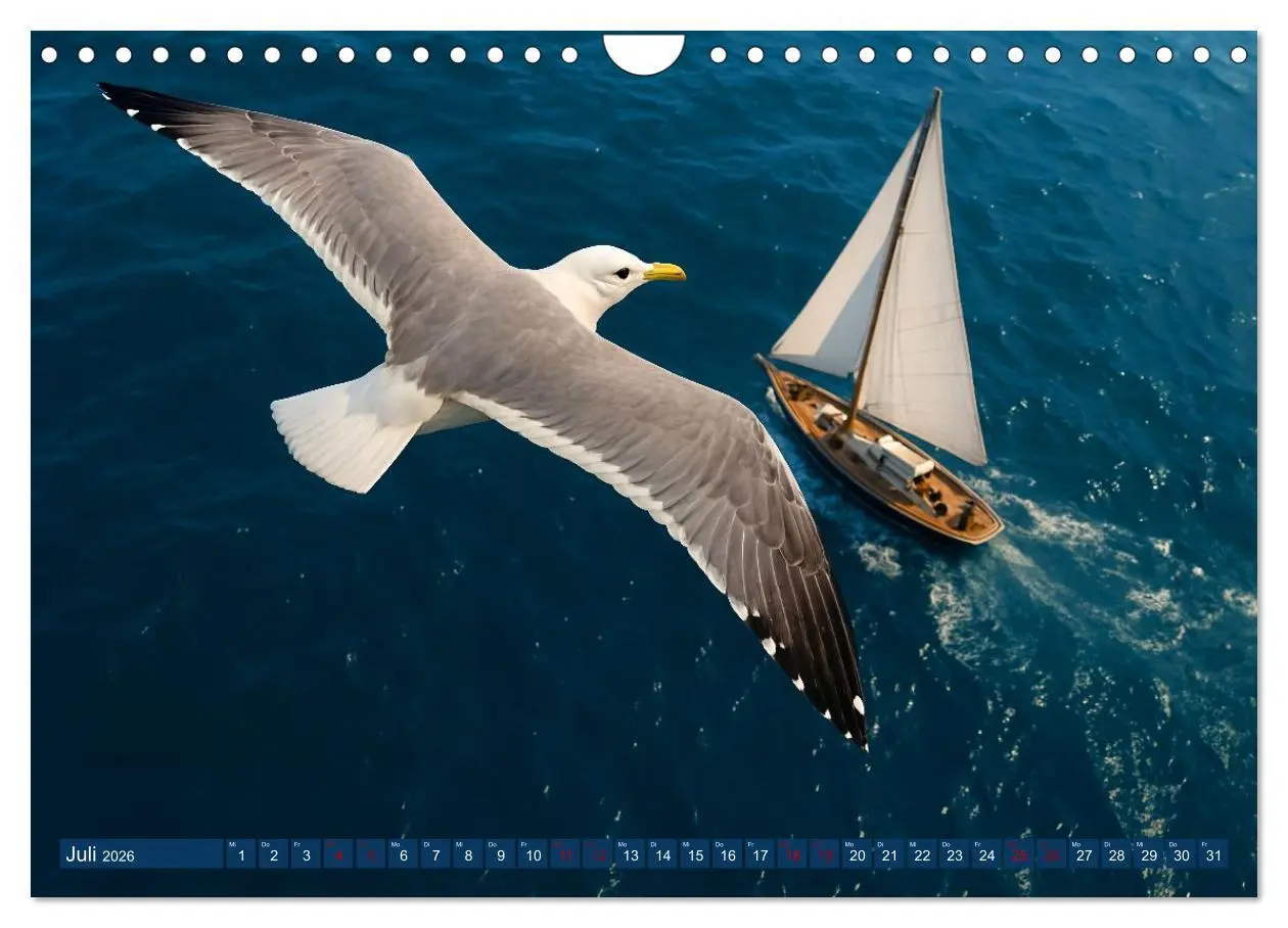 Bild: 9783516605754 | Über dem Vogelflug (Wandkalender 2026 DIN A4 quer), CALVENDO...