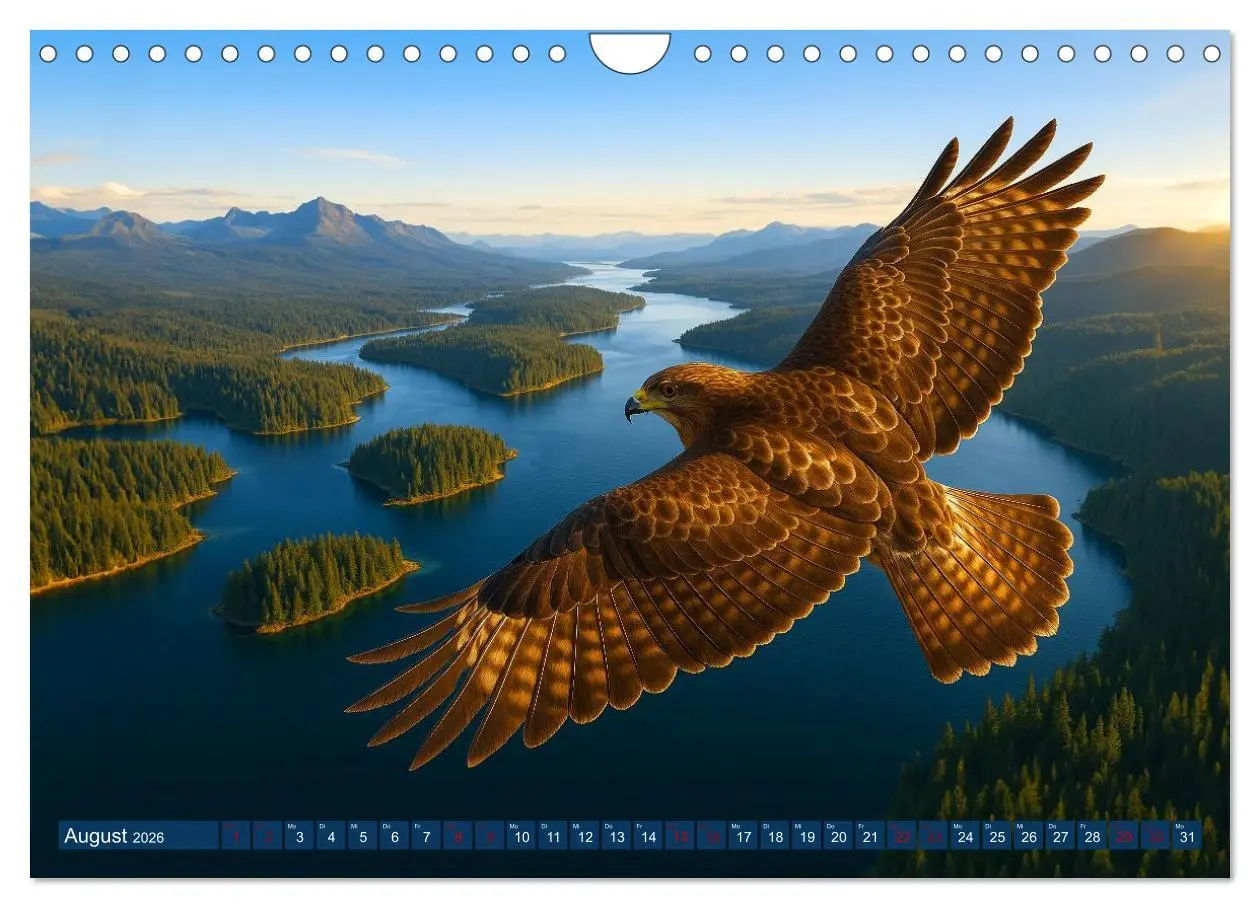 Bild: 9783516605754 | Über dem Vogelflug (Wandkalender 2026 DIN A4 quer), CALVENDO...