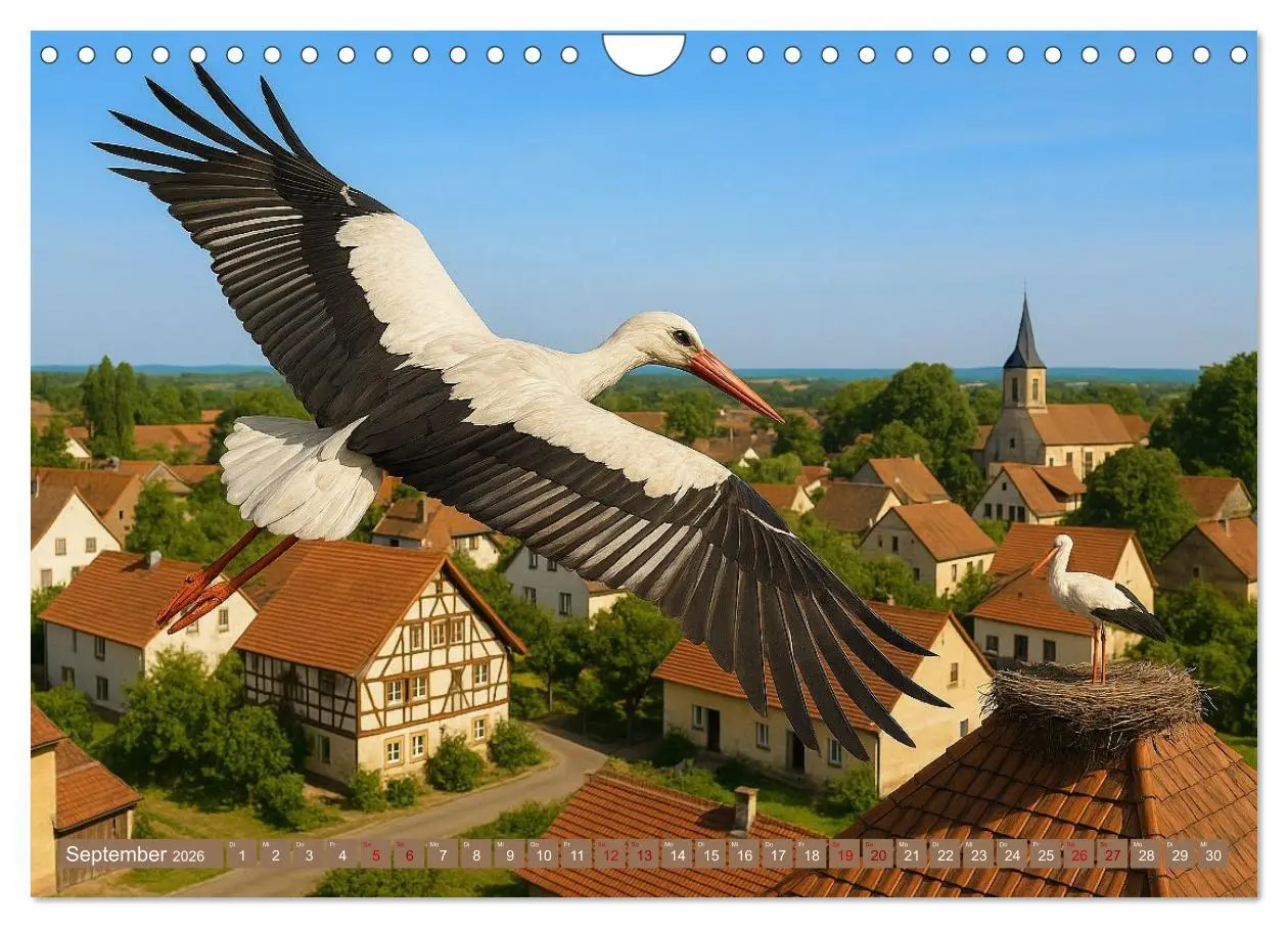 Bild: 9783516605754 | Über dem Vogelflug (Wandkalender 2026 DIN A4 quer), CALVENDO...