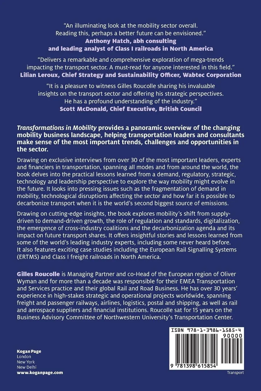 Rückseite: 9781398615854 | Transformations in Mobility | Gilles Roucolle | Taschenbuch | Englisch